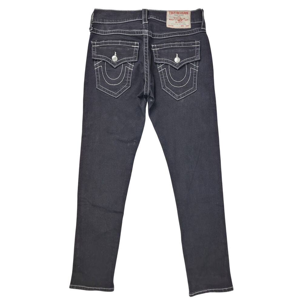 True Religion Geno Relaxed Slim Black Denim Jeans Men's Sz 30 x 32
